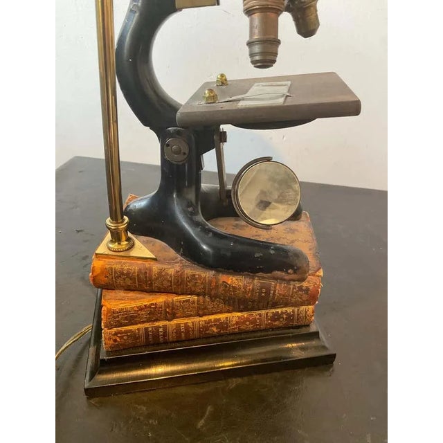 Antique Microscope Lamp For Sale In New York - Image 6 of 12