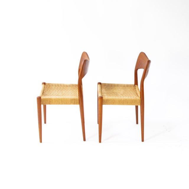 Teak Chairs by Arne Hovmand Olsen for Mogens Kold, 1950s, Set of 2 For Sale - Image 6 of 18