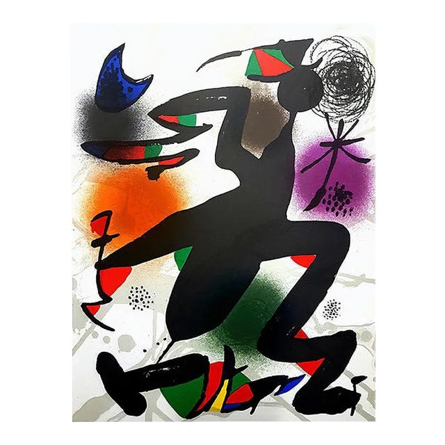Joan Miro, 1977, Abstract Lithograph, 1977 For Sale