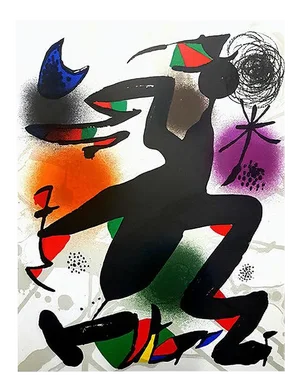 Joan Miro, 1977, Abstract Lithograph, 1977