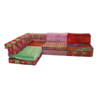 Mah Jong Sofa by Hans Hopfer for Roche Bobois, 1970s, Set of 12 For Sale