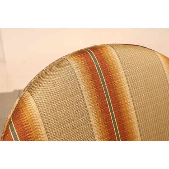 Baker Furniture Set Of Eight Oval Back Dining Chairs For Sale - Image 11 of 18
