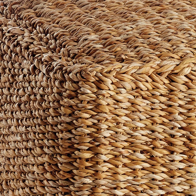 Our Seagrass pouf is doublewalled, so it, s supple, not stiff. They, re beautiful in texture just as nature intended....