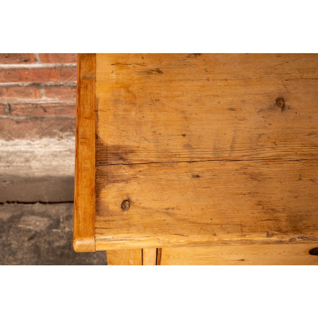 19th Century English Pine Farmhouse Dresser With Open Plate Rack For Sale - Image 14 of 16