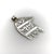 Vintage Berber Hand of Fatima/ Hamsa Sterling Silver Pendant With Geometric Motif For Sale - Image 4 of 9