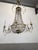 Hot Air Balloon Chandelier with Pendants and Bronze Frame, in Very Good conditions. Up to 250V (Europe/UK Standard).The...