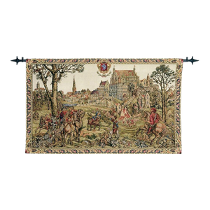 Old Brussels Tapestry - 65 X 107 Cm (2'2" X 3'6") - Requires Rod Size 3
