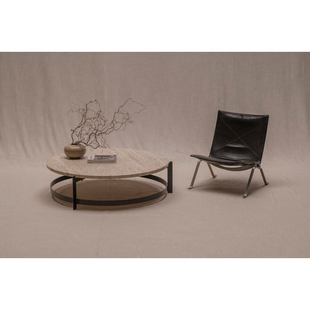 Large Vintage Travertine Coffee Table, 1970s For Sale - Image 6 of 13