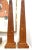 Cinnamon Springer Style Snake Skin Obelisks - a Pair For Sale - Image 8 of 11
