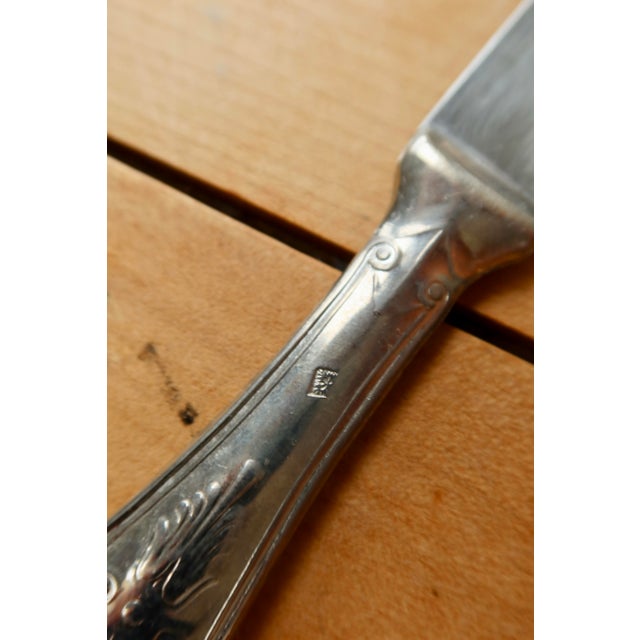 Mismatched Cutlery in Silver Metal, Set of 12 For Sale - Image 11 of 12