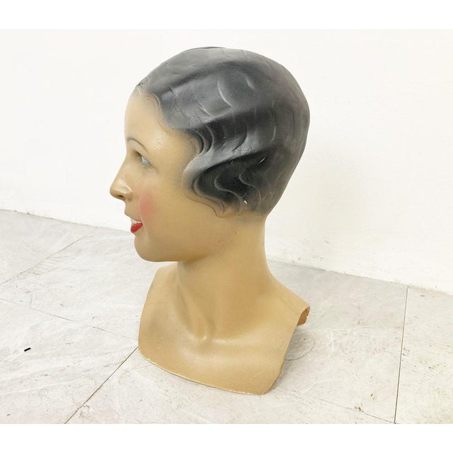 Vintage Female Mannequin Head, 1960s For Sale - Image 10 of 12