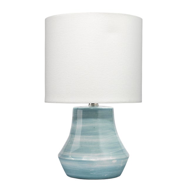 Lifestyle by JY Cottage Table Lamp in Blue For Sale - Image 4 of 4