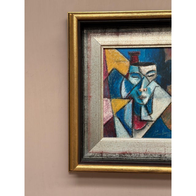 Christian Immonen, Face, 1990, Oil Painting on Panel, Framed For Sale - Image 10 of 18