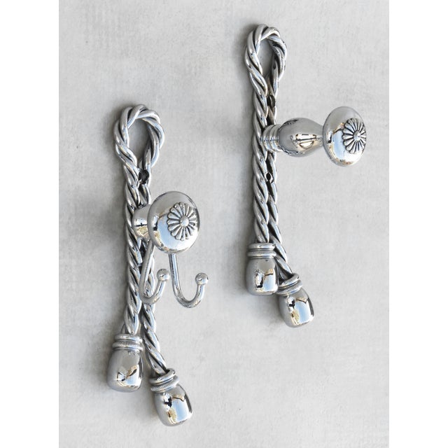 1970s Mid-Century Modern French Rope and Tassel Hook from Maison Baguès, 1970s For Sale - Image 5 of 5