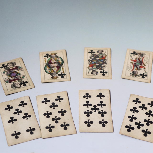 Beige Antique Austrian C. Titze & Schinkay Tarock Playing Cards, Vienna, Circa 1880s For Sale - Image 8 of 17