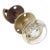 Vintage Art Deco Glass Closet Door Knob Set For Sale