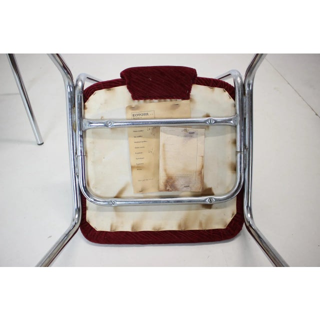 Dining Chairs from Kovobel, Czechoslovakia, 1980s, Set of 4 For Sale - Image 9 of 11