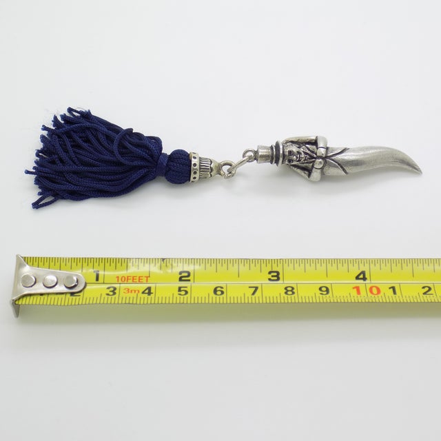 Vintage Italian Handmade Genuine Silver Neapolitan Hunchback Good Luck Charm For Sale - Image 10 of 10