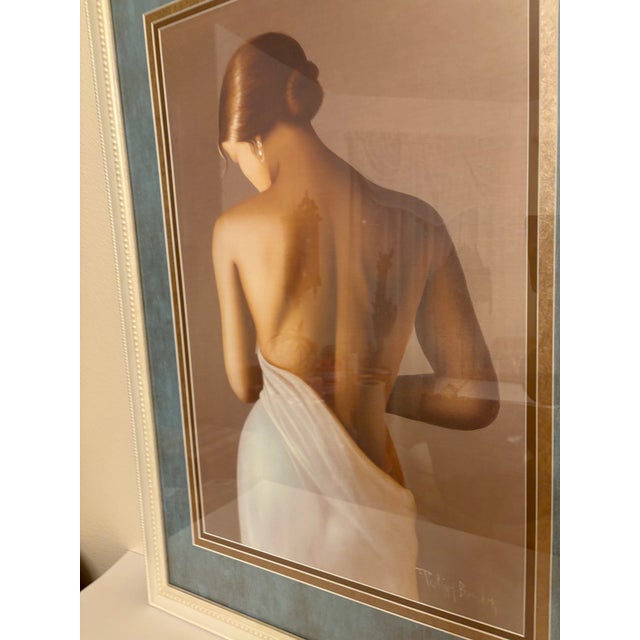 Expressionism Mid 20th Century "Naked Back" Lithogragh by Phillippe Boudoy For Sale - Image 3 of 4