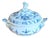 Vintage Oval Lidded Tureen with Onion Pattern by Meissen, 1970s For Sale