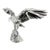 Rare Swarovski Crystal Eagle Figurine by Anton Hirzinger, Retired For Sale