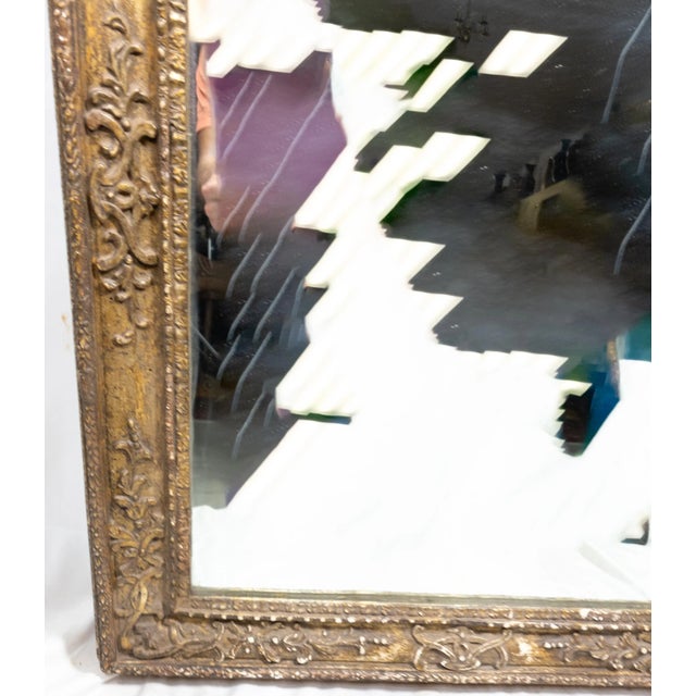 18th Century 18th or 19th Century Italian Cassetta Gilt Frame With Mirror For Sale - Image 5 of 10