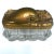 Vintage Art Nuevo Glass and Metal Vanity Box For Sale - Image 9 of 9