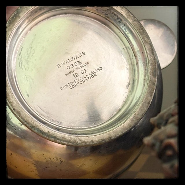 1920s 1920s Silver Plate Bowl Trinkets- Antique Continental Leland Hotel For Sale - Image 5 of 8