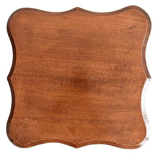 Brown Tall Vintage Art Nouveau Oak Plant Table, 1920s For Sale - Image 8 of 10