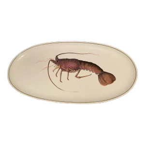 Large 1990s Villeroy & Boch Pacific Lobster Platter From Luxembourg
