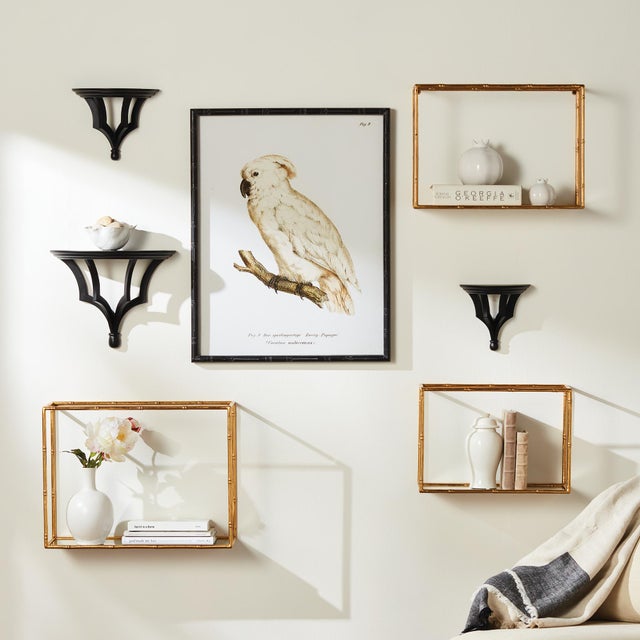 Kenneth Ludwig Chicago Daphne Mirrored Wall Shelves, Set Of 3 For Sale - Image 4 of 4
