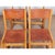 Vintage Chairs in Wood and Leather, 1980s, Set of 6 For Sale - Image 3 of 9