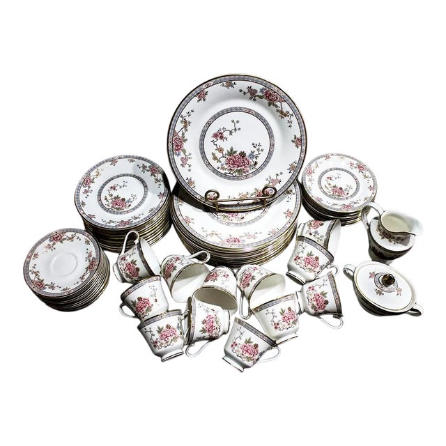 Royal Doulton China Canton Pattern - Service for 12 For Sale