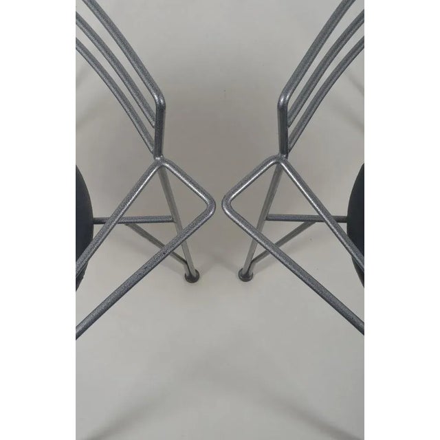 1980s Lune d'Argent Chairs by Pascal Mourgue for Fermob, 1980s, Set of 4 For Sale - Image 5 of 8