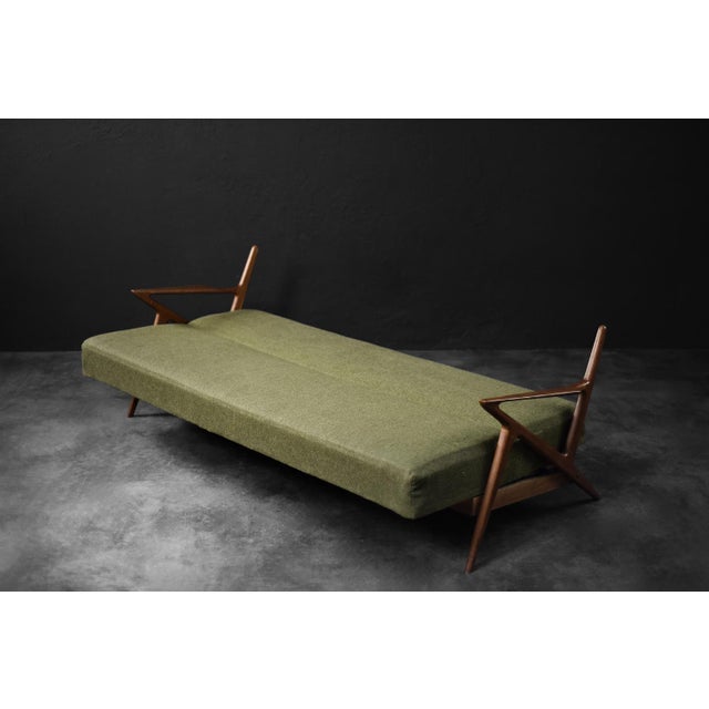 Vintage Danish Three-Seater Z-Sofa by Poul Jensen for Selig Furniture, 1950s For Sale - Image 9 of 18