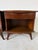 Brown 1940’s Art Deco Solid Mahogany Nightstands With Drawer & Open Shelf – A Pair For Sale - Image 8 of 18