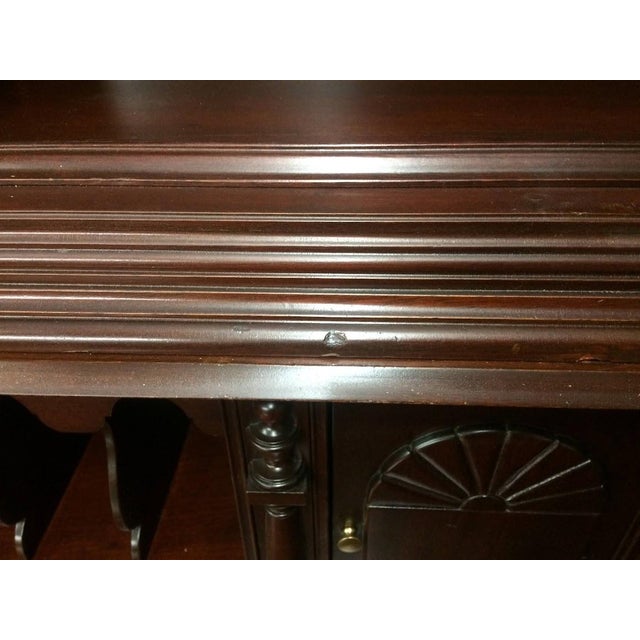 Vintage Secretary Desk, Blind Door Mahogany Secretary Desk For Sale - Image 16 of 17