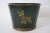 Traditional Edwardian English Tole Ware Cachepot With Butterfly Motif For Sale - Image 3 of 10