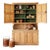 Large Antique Irish Pine Kitchen Cabinet For Sale