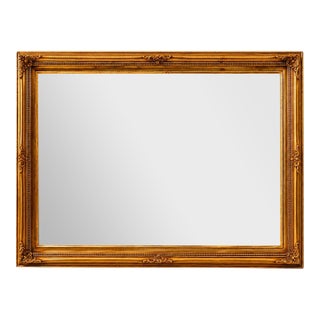 Vintage Gold-Gilded Wall Mirror For Sale