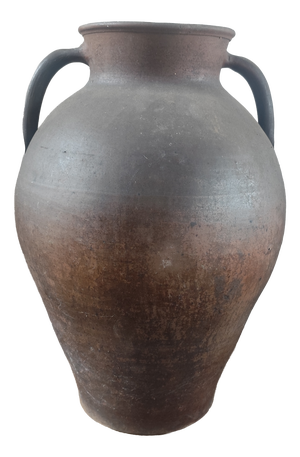 Large Rustic French Stoneware Jar, Normandy, Early 20th Century