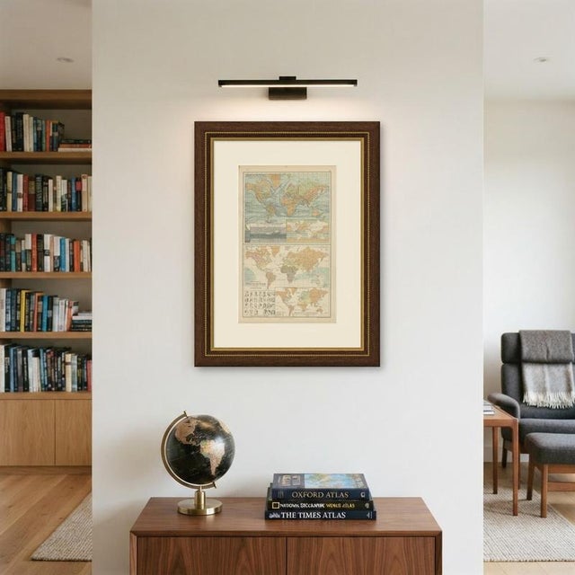 Antique Chart of the World, 1870 For Sale - Image 10 of 12