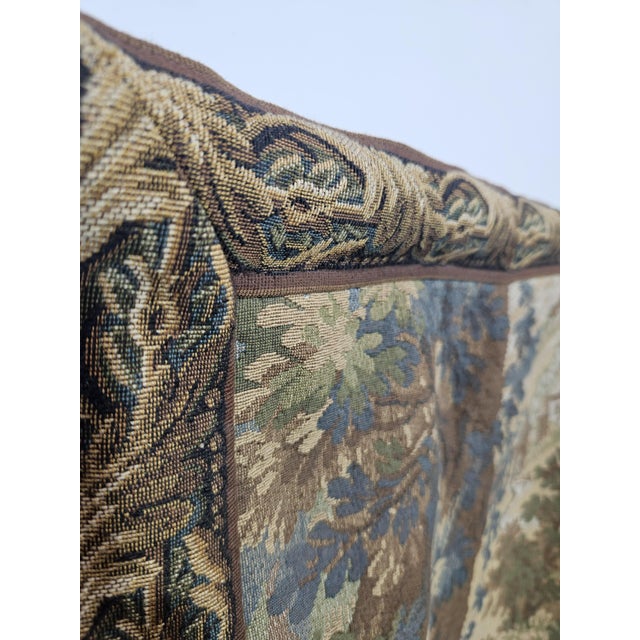 Tapestry with Hunting Motif in the style of Aubusson from JP Paris, 1970s For Sale - Image 9 of 18
