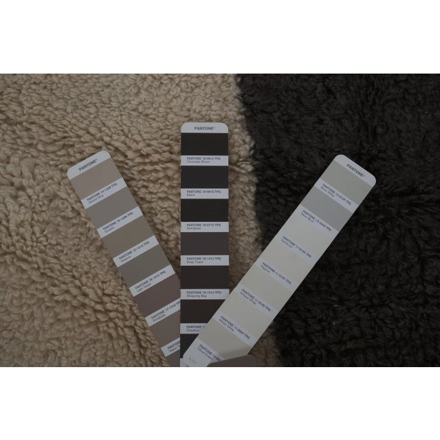 Vintage Angora Wool Turkish Shaggy Rug 3'3'' X 4'5'' For Sale - Image 11 of 11