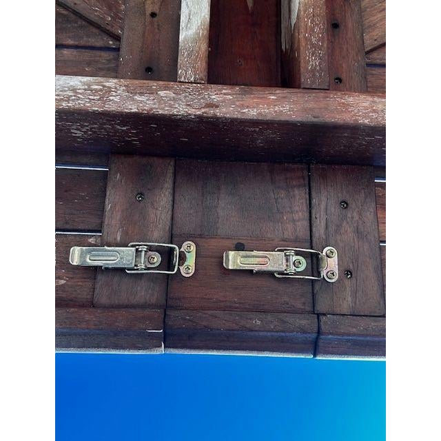 Gloster Expandable Teak Dining Table by Gloster With Self Storing Leaves For Sale - Image 4 of 9