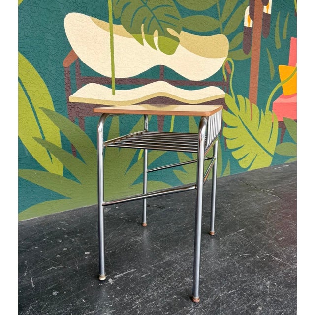 Mid Century Columbia Bicycles School Desk For Sale - Image 10 of 11