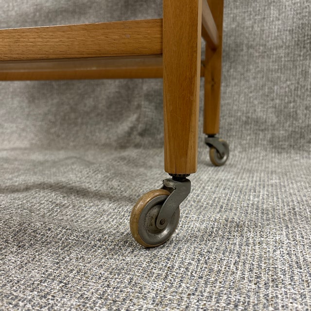 Mid 20th Century Mid 20th Century Bar Cart in the Manner of Julius Jirasek for Hahenauer Wien For Sale - Image 5 of 8