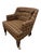 Set of 4 Vintage Mid-Century Modern Club Chairs — Houndstooth Plaid on Casters For Sale In Los Angeles - Image 6 of 10