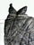 Rare Chinese Antique Black and White Lingbi Scholar Stone on Display Stand For Sale - Image 12 of 18
