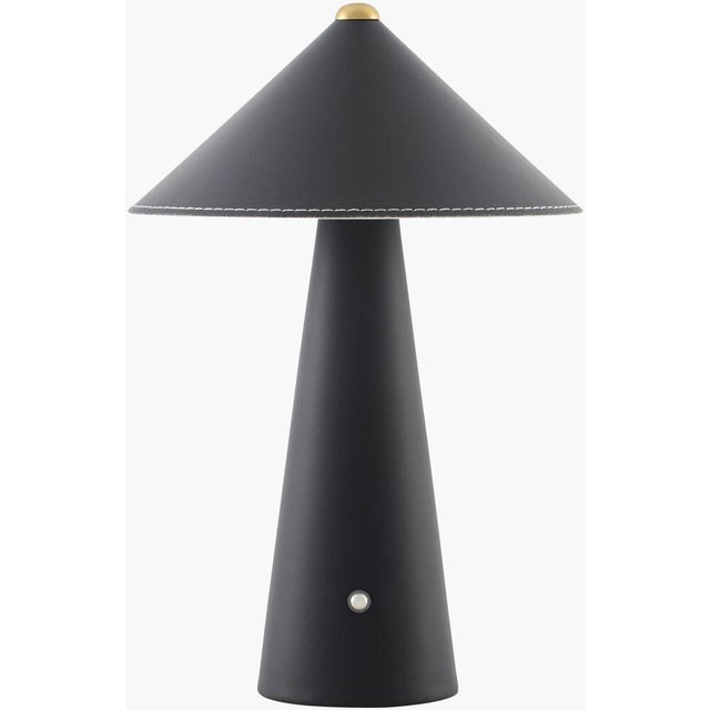 Mid-Century Modern Nomelle Accent Table Lamp Black For Sale - Image 3 of 3